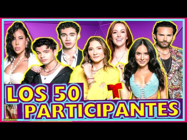 LOS 50 - TODOS LOS PARTICIPANTES 2024 | SEGUNDA TEMPORADA | TELEMUNDO