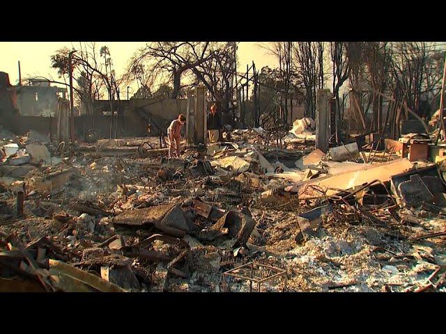 Residents Return to Their Homes Impacted by LA Wildfires