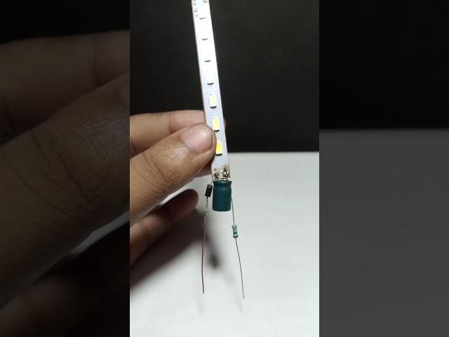 How to Light Up a 3.7V Bulb with 220V AC | Simple DIY Trick #shorts #ideas #diy