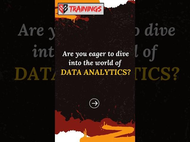 Data Analyst Course Training In Hyderabad at SS Trainings. Best Institute For Data Analytics Course