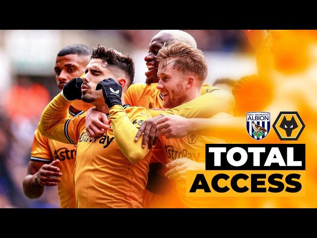 Celebrating on The Hawthorns pitch! | Access all areas of our Black Country derby win