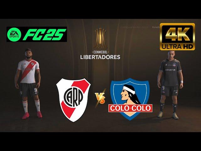 EA FC 25 - River Plate vs Colo Colo | Copa Libertadores 2024 | Cuartos Vuelta [4K 60]