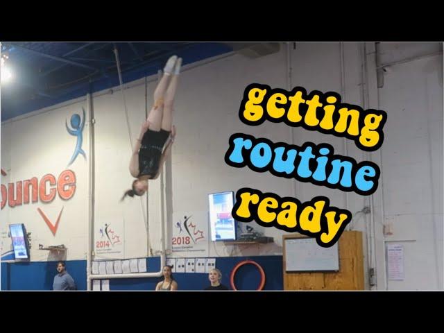 Getting routine ready!