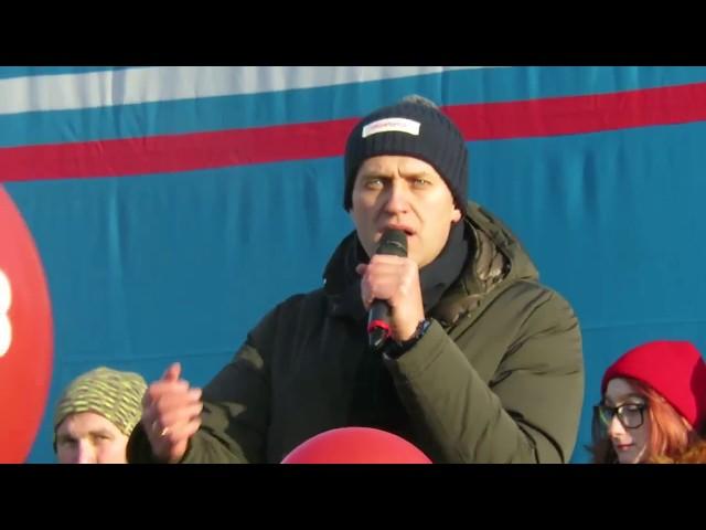 А. Навальный в Новокузнецке  9  декабря 2017 г