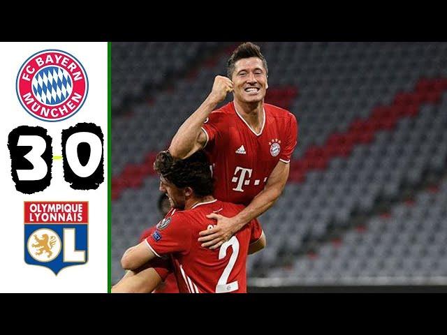 Bayern vs Lyon 3-0 - All Goals & Extended Highlights - 2020