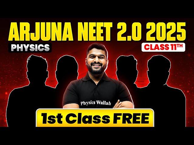 1st Class of Physics by Abhishek Sir || Arjuna NEET 2.0 2025 Batch 