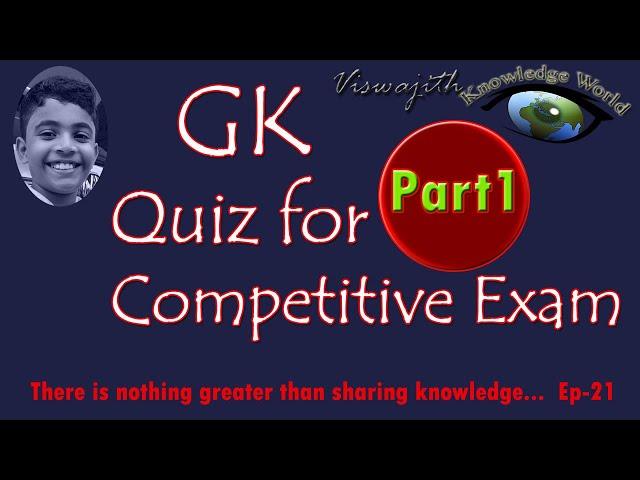 General Knowledge Questions For Olympiad and Competitive Exams