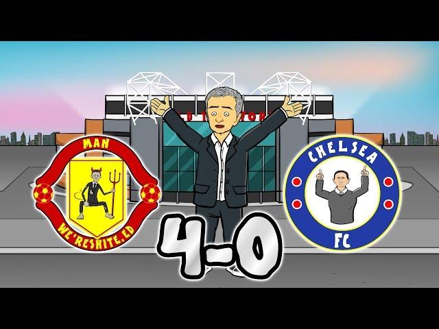 4-0! Lampard Sacked? Man Utd vs Chelsea 2019/20 (Parody Goals Highlights Rashford Martial James)