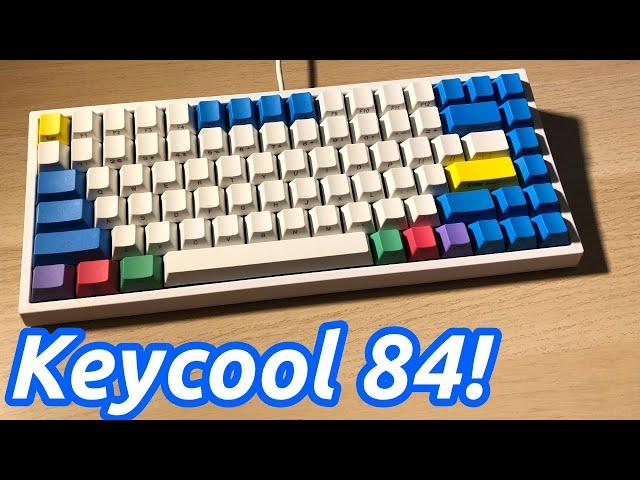 Keycool 84 Holiday Review! | TKL Tenkeyless Keyboard Featuring Cherry MX Blue Switches!