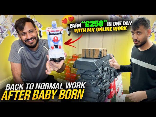 Back To Normal Work After Baby Born  || I Earn “£250” In One Day With My Online Work In Uk 