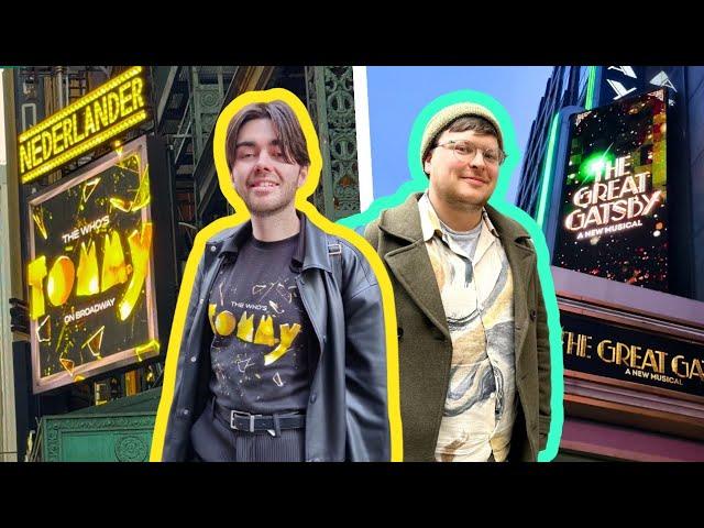 we went to Broadway to see 20 shows! | April 2024 New York theatre trip vlog part 2