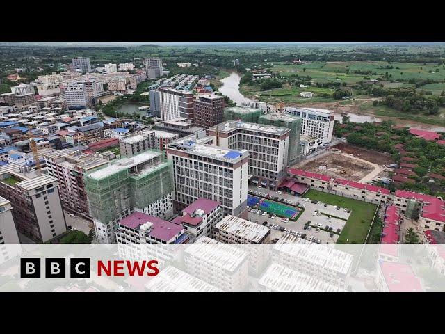 Inside the brand new city 'built on scams' on the Myanmar-Thai border | BBC News