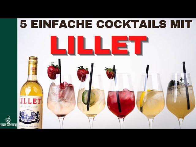 5 Cocktails mit LILLET! (Schnell + Einfach)