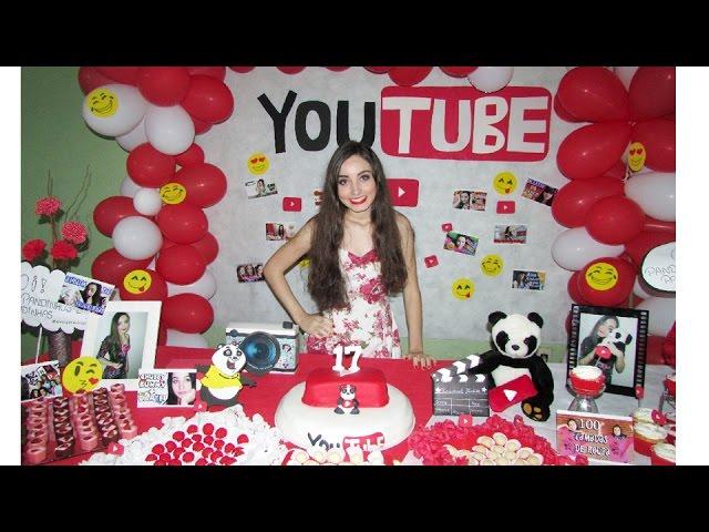 VLOG: MINHA FESTA DE ANIVERSÁRIO DO TEMA YOUTUBE