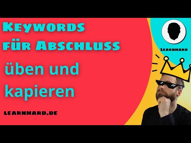 Keyword Transformation Übungen leicht gemacht: Dein Guide zum Erfolg! Einfach auf Deutsch erklärt