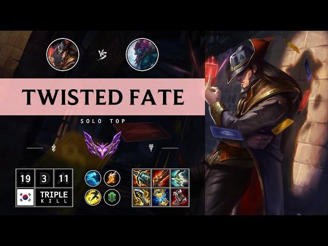 Twisted Fate Top vs Trundle - KR Master Patch 14.14