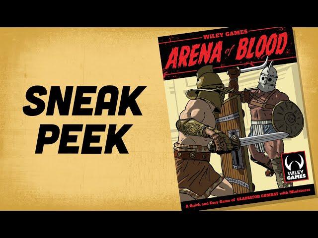 Wiley Games Arena of Blood Sneak Peek