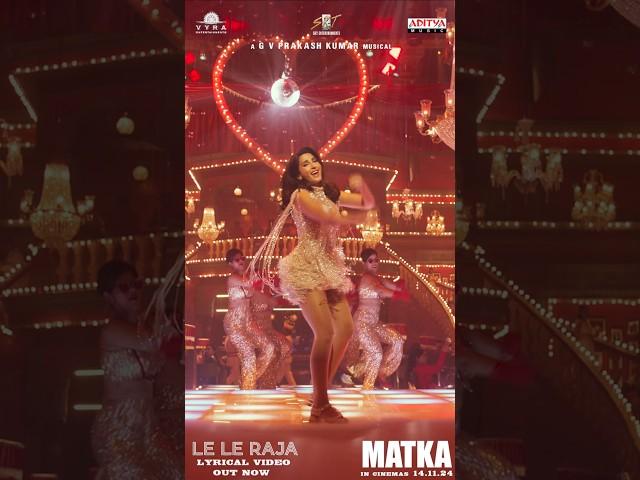 Let the retro beats hit your soul!  #LeLeRaja from #MATKA ft. #NoraFatehi Out Now #MATKAonNOV14th