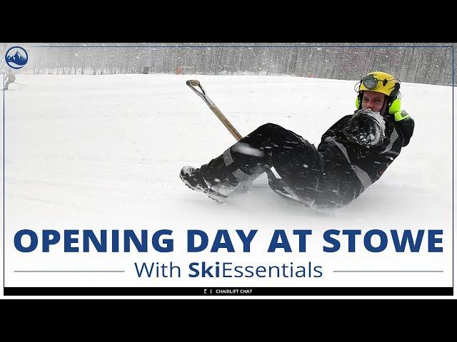 Opening Day at Stowe Mountain Resort with SkiEssentials.com - Skiing on Bent 100 and Prodigy 1