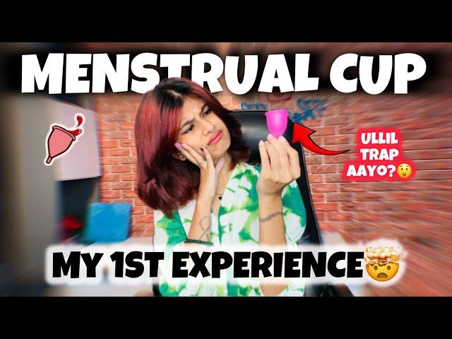 I TRIED MENSTRUAL CUP FOR THE 1ST TIME🩸 | My Experience | thejathangu