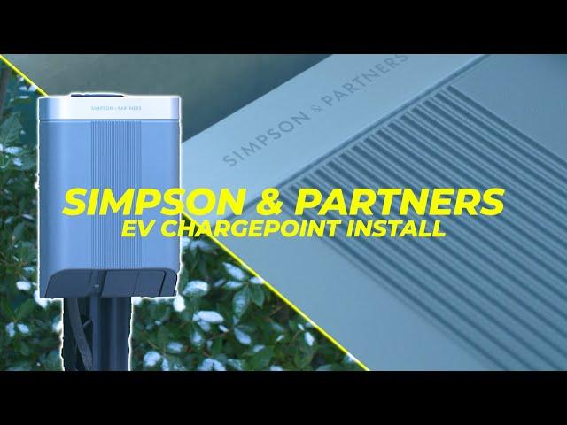 Simpson & Partners EV installation.