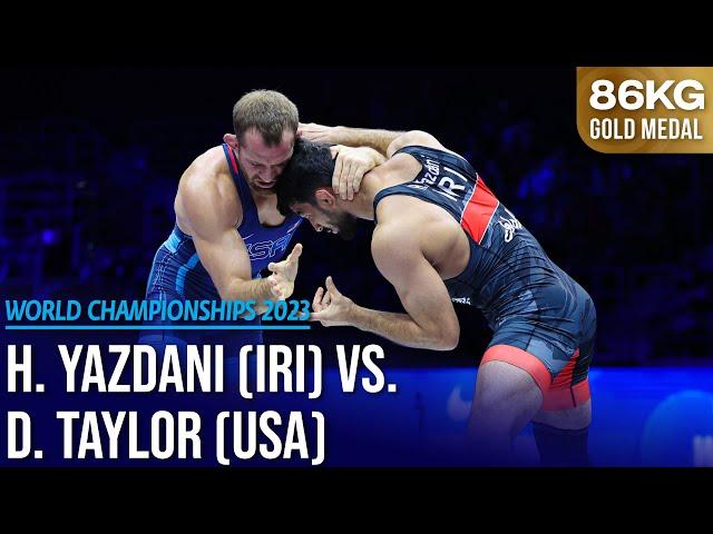 Hassan YAZDANI (IRI) vs. David TAYLOR (USA) | Senior World Wrestling Championships 2023 | Gold Medal