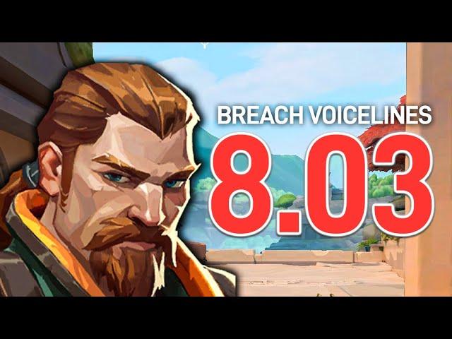 New BREACH Voice Lines & Interactions | 8.03