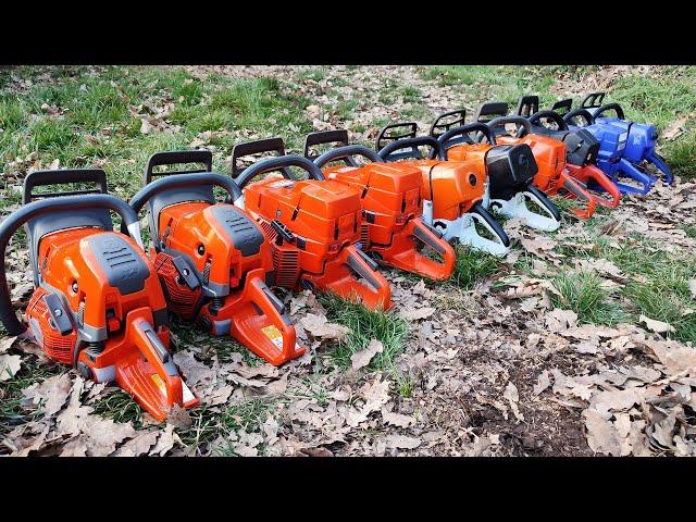 90cc class chainsaws roundup - Stihl MS661, Husky 592xp, 395xp, 390xp, Dolmar 9010, FT G660, G288 !!