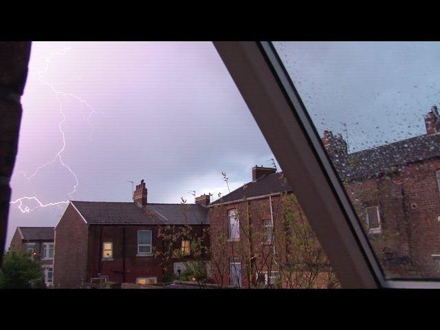 Wirral Thunderstorm - 19/5/14 - Media & TV Version - extreme uk weather (thunder, lightning)