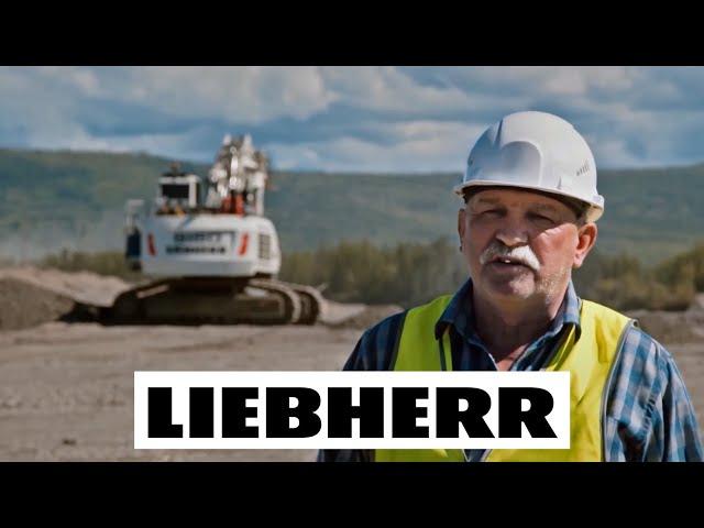 Видеосъемка техники Liebherr | Промышленная видеосъёмка на карьере