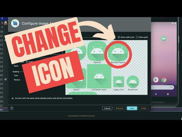 Change your App Icon in Android Studio