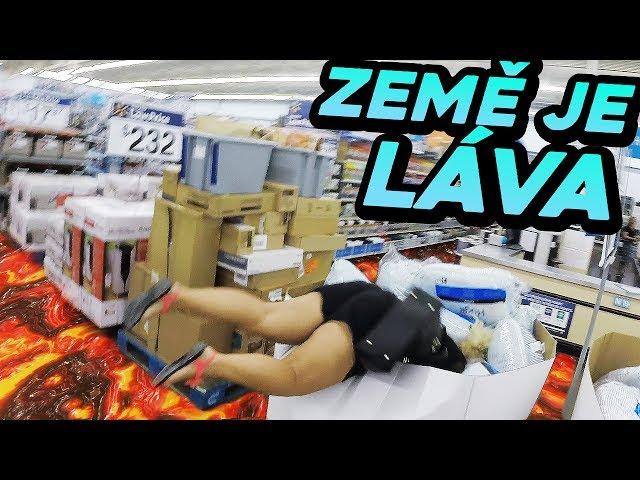 ZEM JE LÁVA! v americkým Walmartu