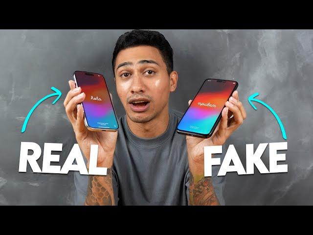 8000 PESOS FAKE IPHONE VS REAL IPHONE