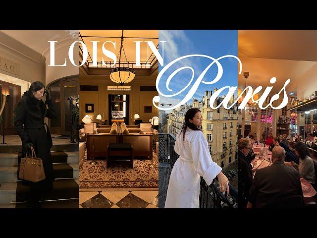 Weekend in Paris vlog | best french bistros to try, beautiful Parisian hotel, winter in paris️️!!