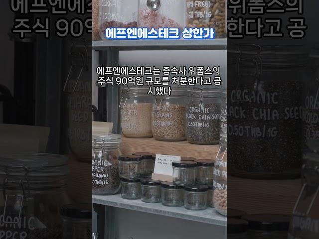 자금확보 에프엔에스테크 상한가