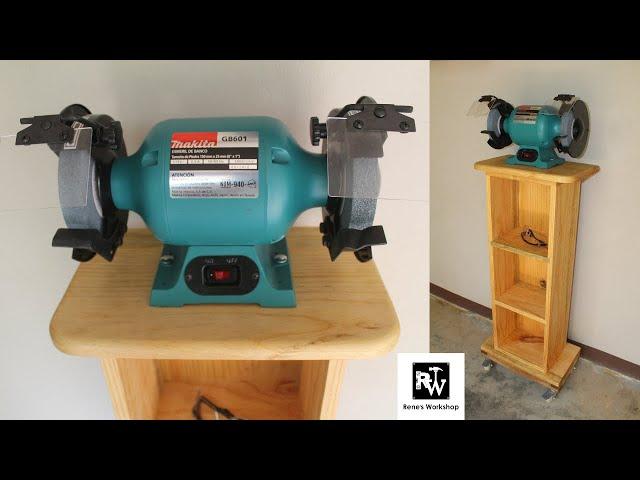 Making a Bench Grinder Stand | DIY Grinder Stand