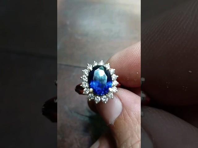 16 Butir Berlian + Tengah Ruby, Lady Ring #shorts #jewellery