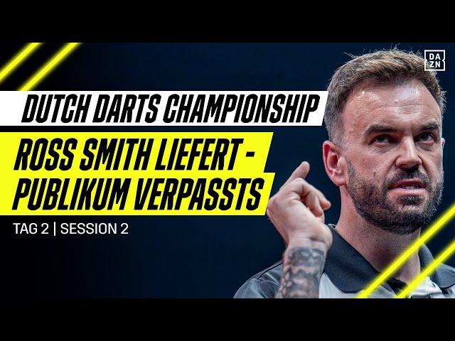 Kurios! Smith liefert ab & Publikum verpassts: Dutch Darts Championship: Tag 2 - Session 2 | DAZN