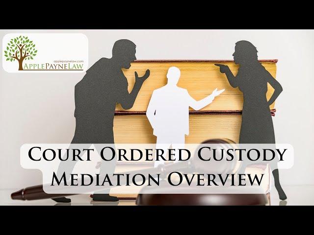 What happens in Court-Ordered Child Custody Mediation? //Apple Payne Law