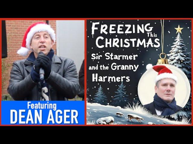 FREEZING THIS CHRISTMAS Starmer & Granny Harmers(featuring Singer DEAN AGER) parody Lonely This Xmas