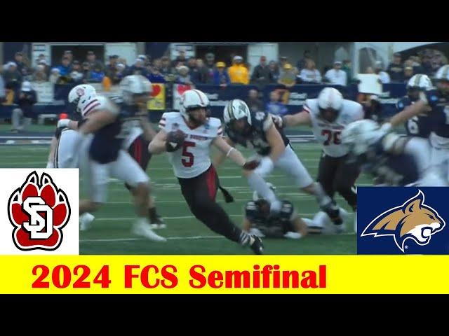 #4 South Dakota vs #1 Montana State Football Game Highlights, 2024 FCS Semifinal