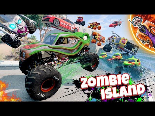 Monster Jam INSANE Zombie Island Adventure #26 | Racing, Freestyle, and High Speed Jumps