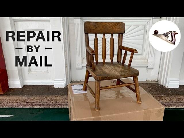 Customer Shipped Us a Difficult Chair Restoration - a Fixing Furniture How-to Video