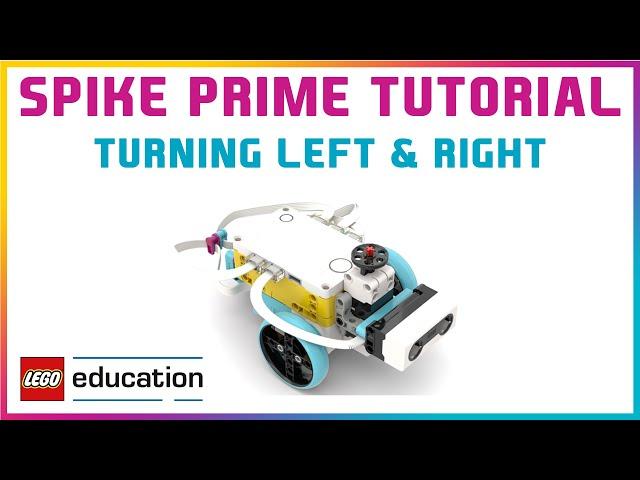 Lego Spike Prime - Turning & Spinning Tutorial