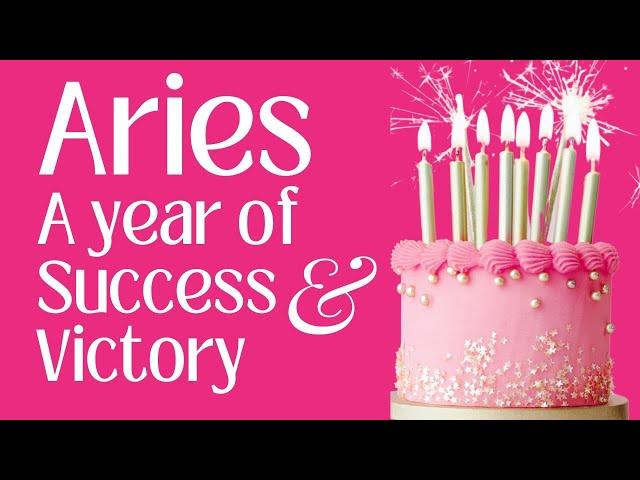 ARIES Year Ahead BIRTHDAY READING - Tarot & Oracle Card Reading with Stella Wilde - 2024 to 2025