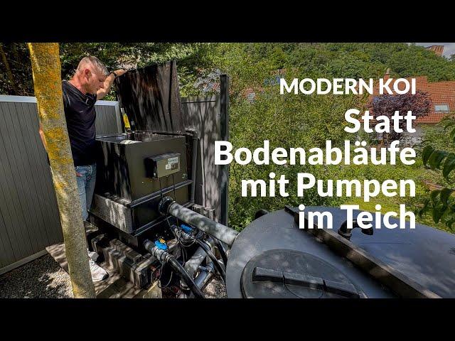 Thorsten und Timos gepumpte Genesis Papierfilteranlage | Modern Koi Blog #7089