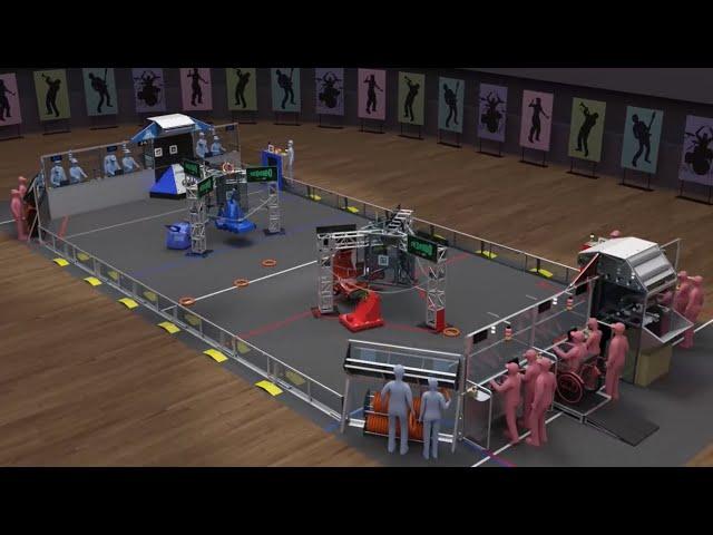 2024 FIRST Robotics Competition CRESCENDO presented by Haas Game Animation