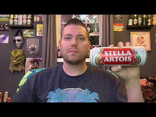 Stella Artois Beer Review! (Canned Version)