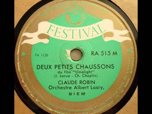 Claude Robin " Deux petits chaussons " 1952