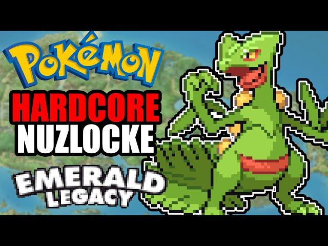 Can I Beat a Hardcore Nuzlocke of Pokemon Emerald Legacy?? (TheSmithPlays Rom Hack)